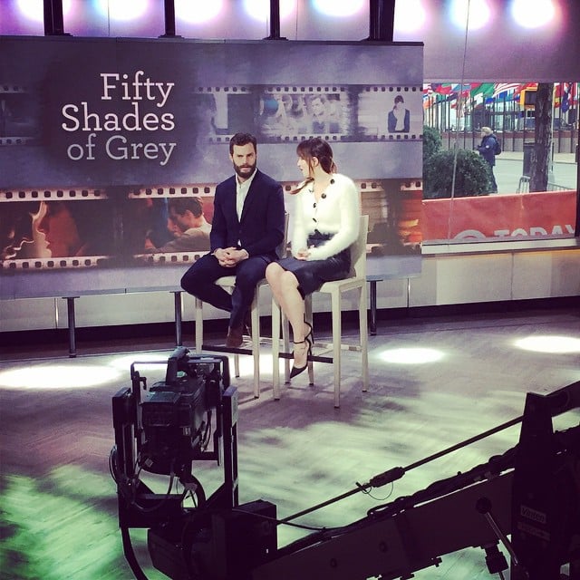 @jamiedornan and on set of @TodayShow this morning