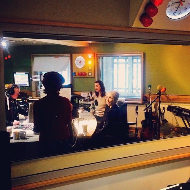 @samtaylorjohnson in the @bbcradio2 studio with @fiftyshadesmovie