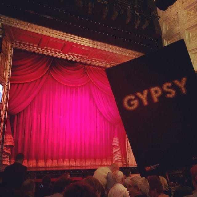 Settling in for tonight's press night of @GypsyMusicalLDN starring the fabulous @larapulver !