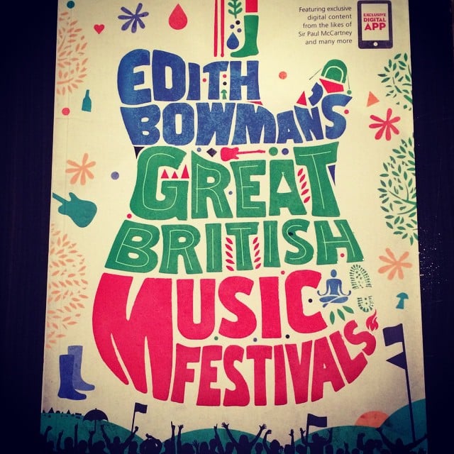 If you love music festivals then make sure to pick up a copy of @edibow 's great new book, OUT TODAY!