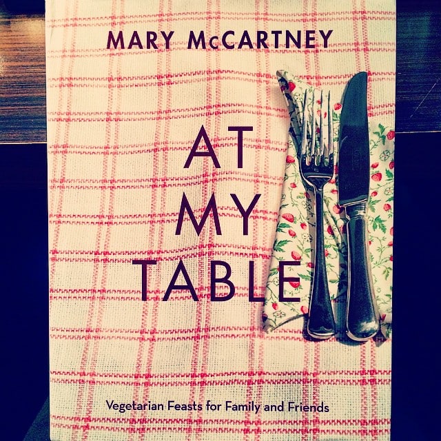 Sneak peak of @maryamccartney 's utterly beautiful cook book ahead of press night tonight