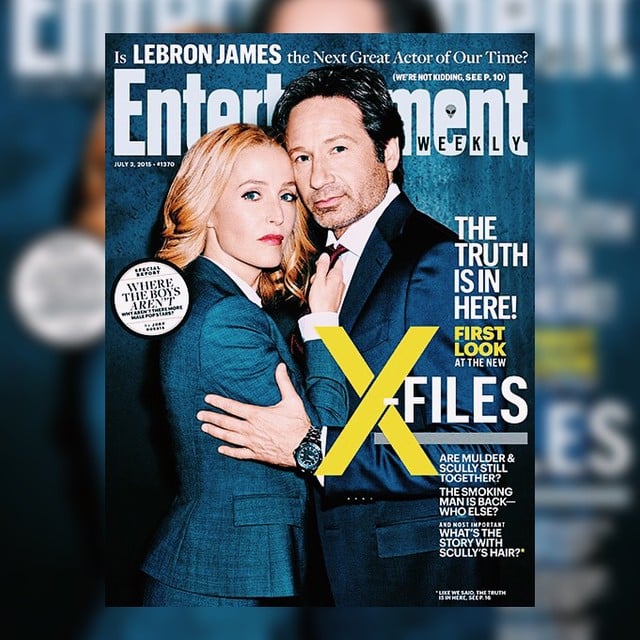 and @davidduchovny on the cover of this weeks @entertainmentweekly