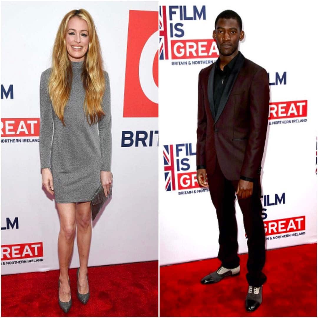Cat Deeley and Malachi Kirby at the Film is GREAT Reception last night in Los Angeles 📸 Frazer Harrison / Getty