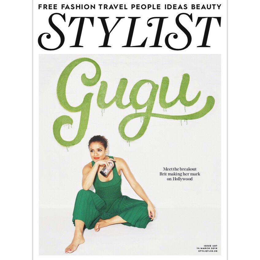 Make sure you pick up your copy of @gugumbatharaw’s @stylistmagazine cover - out tonight! 📸
.
.
.
.
.

@jontydaviesphoto 
@earlsimms2 
up @carolinebarnesmakeup 
@theillustratednail 
@arabellagreenhill 
@i_am_lillylou 
Entertainment director @helenrollerskates 
Photography director @tomgormer