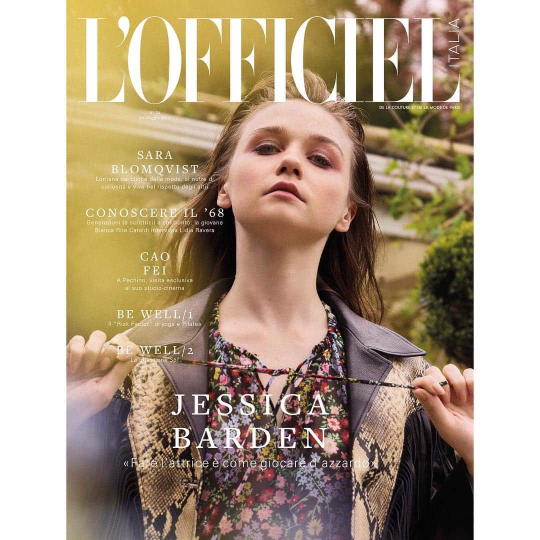 @jessybarden’s cover for @lofficielitalia is #OutNow! 📸
.
.
.
