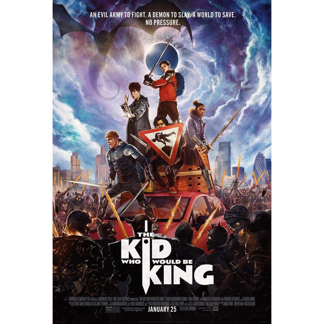 The Kid Who Would Be King starring the brilliant @tomtaylor1607  In cinemas January 25th 2019  .
.
.
.
.
.
.
.
.
.