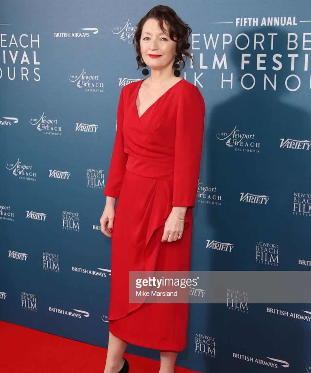 Lesley Manville honoured at @newportbeachfilmfest with the Icon Award and Jessica Swale named @variety Top Brits To Watch. 🏅
