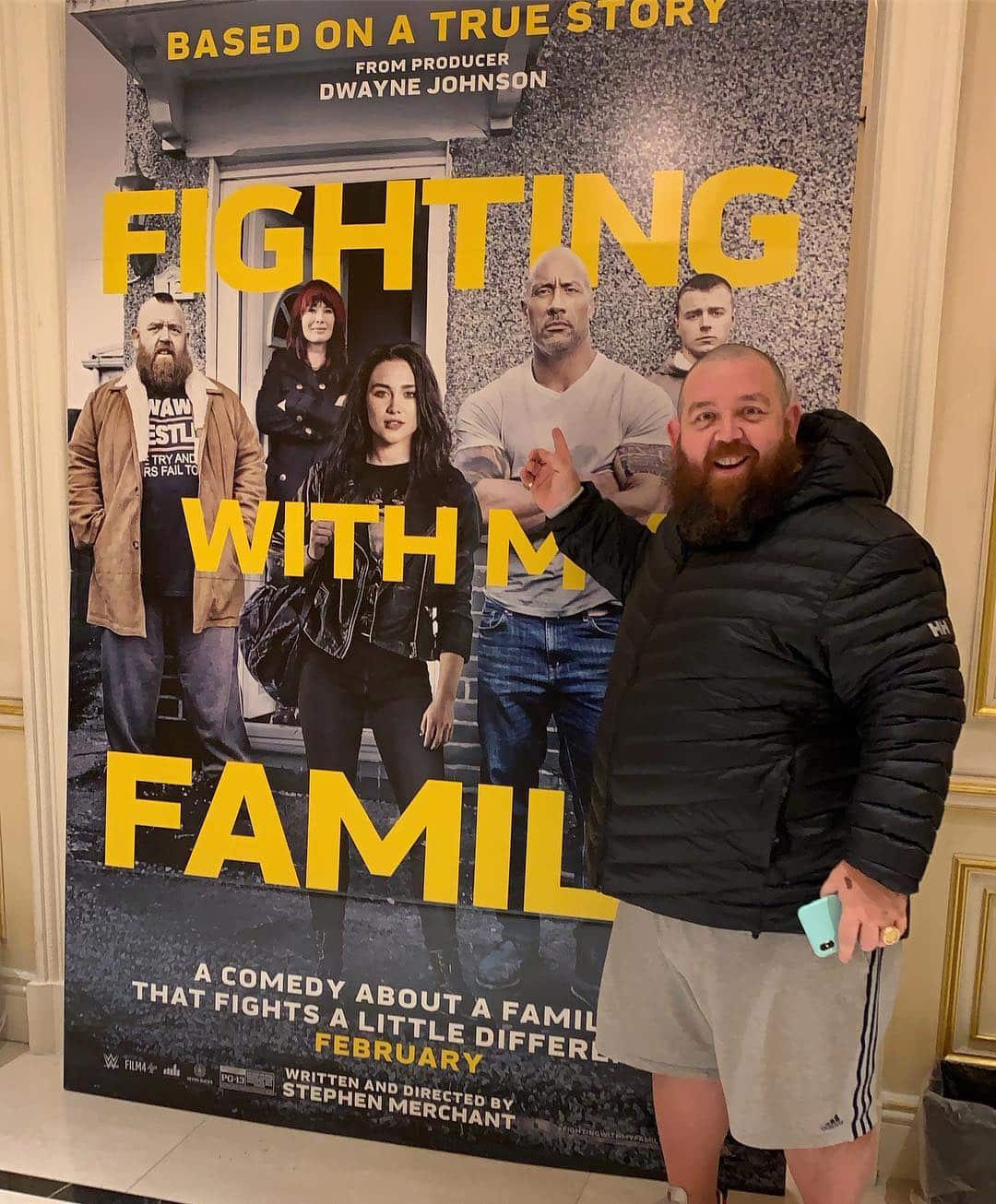 The fantastic @friedgold in New York for the second day of press for @fightingwmyfam