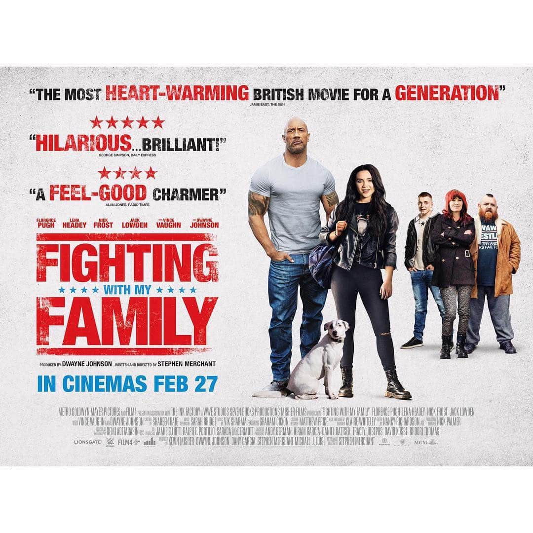 🥊@fightingwmyfam is in UK cinemas TODAY starring the incredible @friedgold 🥊
.
.
.
.
.