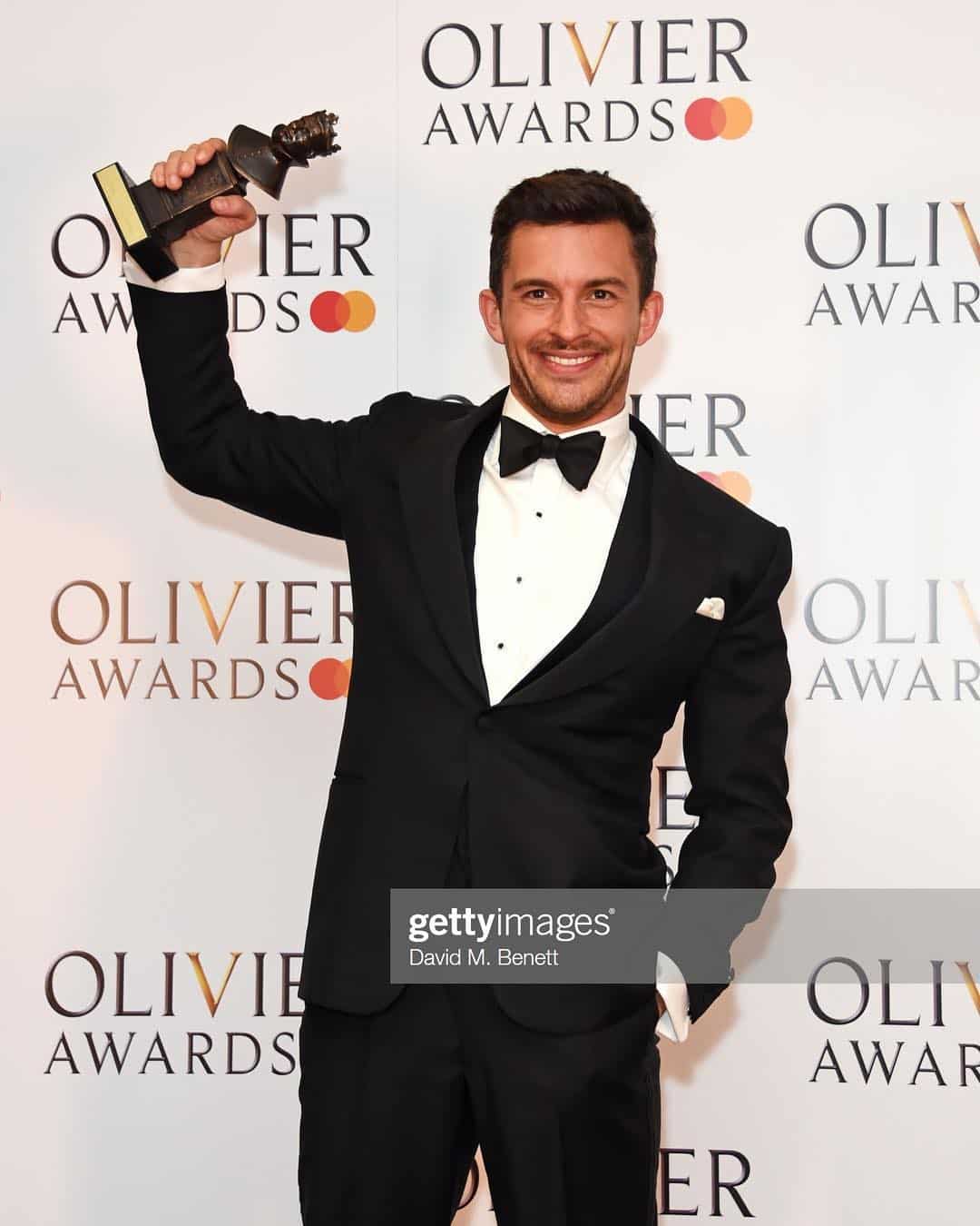From last night’s #OlivierAwards: Huge congratulations to Jonathan Bailey @jbayleaf who won the Olivier for ‘Best Supporting Actor in a Musical’ for his role in @companywestend.