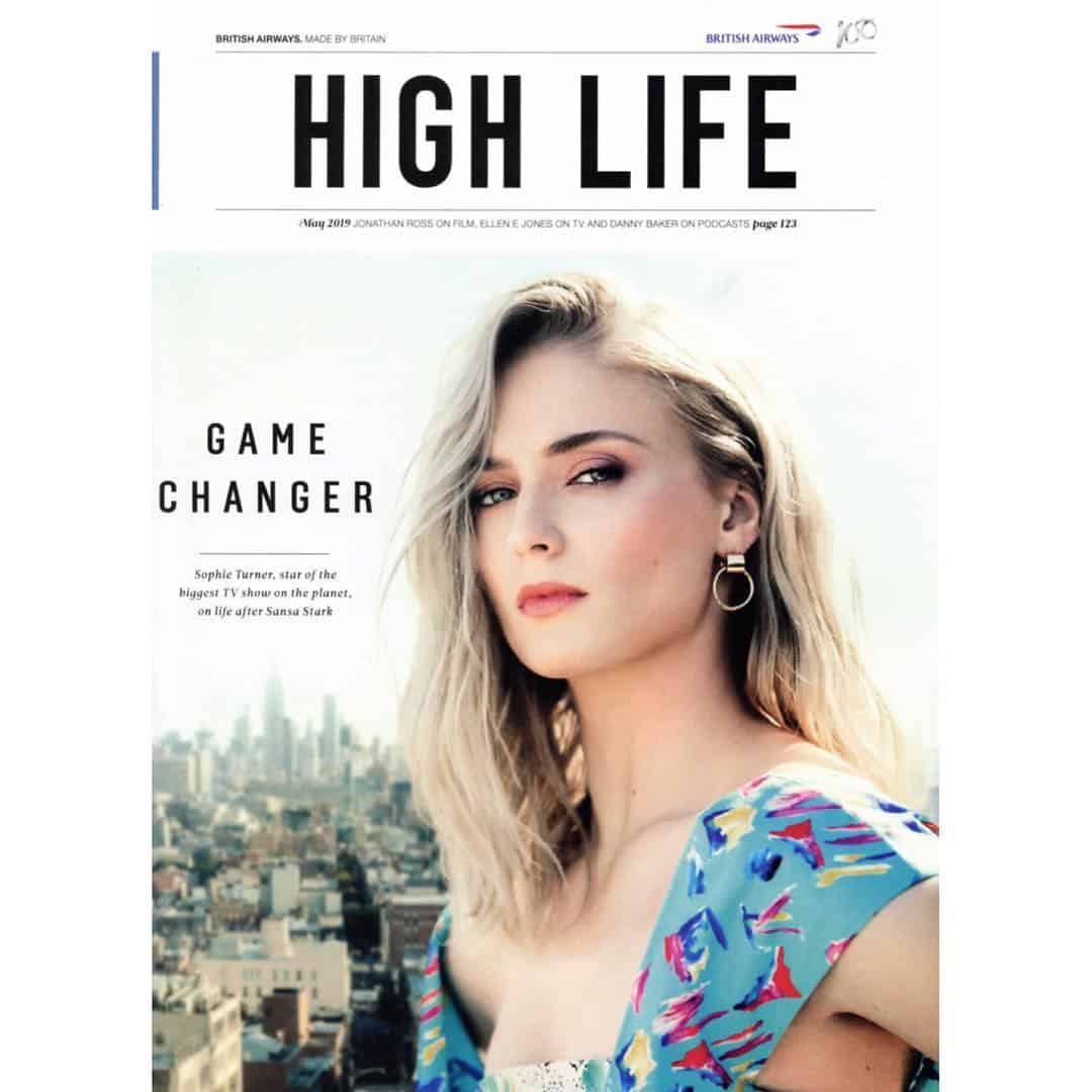 Up in the skies ️ @sophiet on the cover of this months BA Highlife @british_airways 🌎
.
.
.
.
.
.