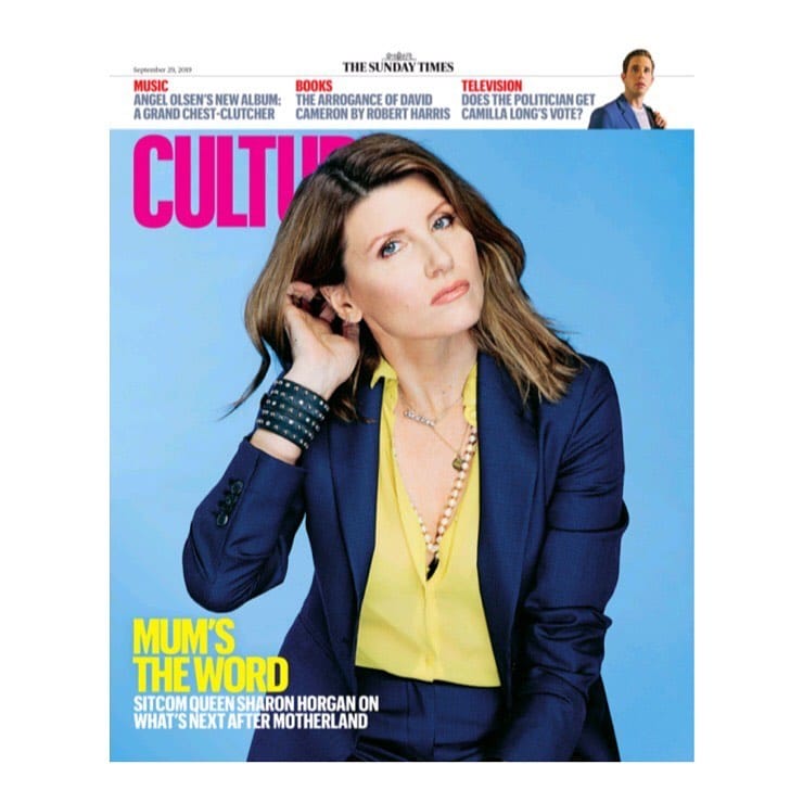 @sharonhorgan graces the cover of today’s @sundaytimesculture in support of MOTHERLAND 
.
.
.
.
.
.
@hellomerman @bbc