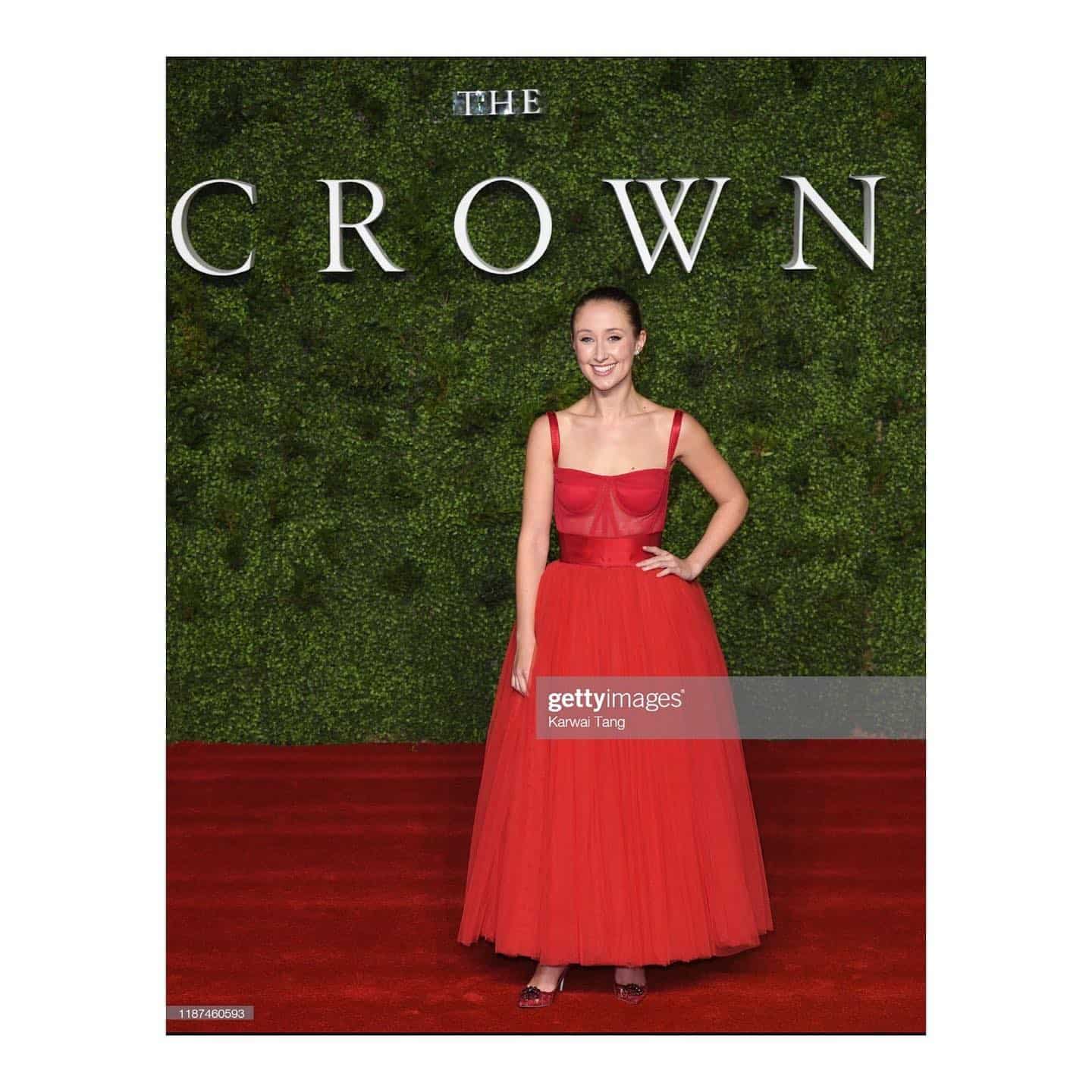 @erinrdoherty and @edibow at last nights London Premiere of @thecrownnetflix 
.
.
 @gettyimages .
.