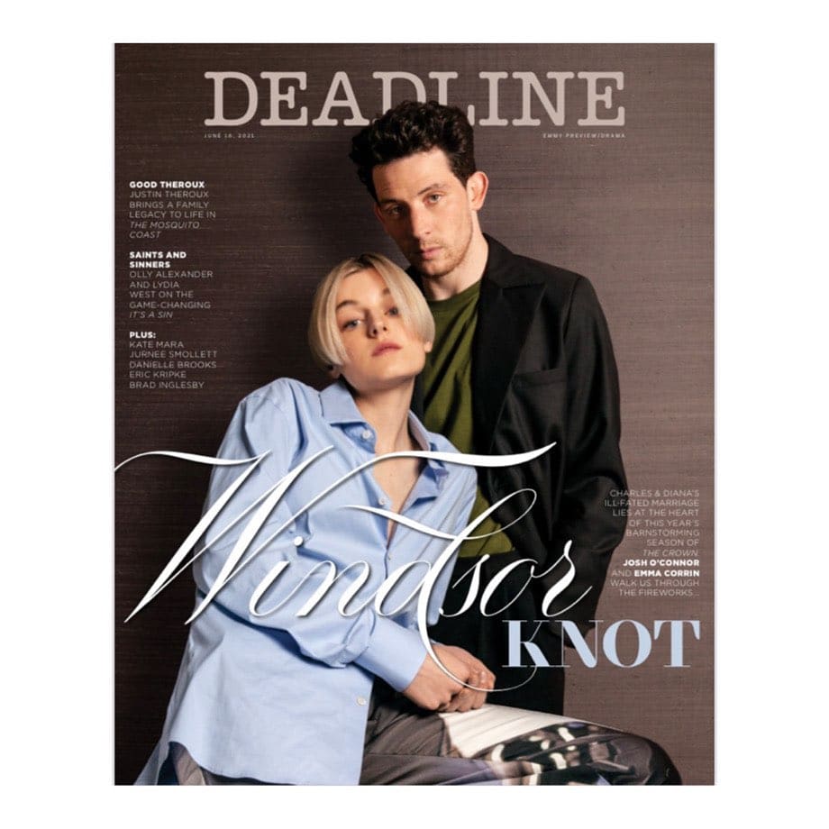 ️ @emmalouisecorrin and Josh O’Connor are the cover of @deadline AwardsLine Emmy Drama Issue ️ 
.
.
.
.
 @thecrownnetflix 
📸 @violetasofia 
 @danielmartin81 
 @kaymontano 
 @harry_lambert 
 @joeutichi