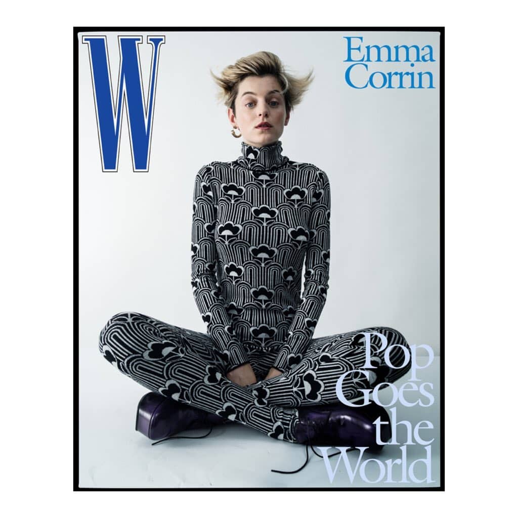 @emmalouisecorrin on the cover of @wmag ‘s Pop Issue
.
.
.
 Tim Walker 
🧥 @harry_lambert 
🏻‍♀️ @alipirzadeh 
@lucyjbridge
🏻 @simmy_nailsandbeauty 
Production: @truro_productions 
.
.