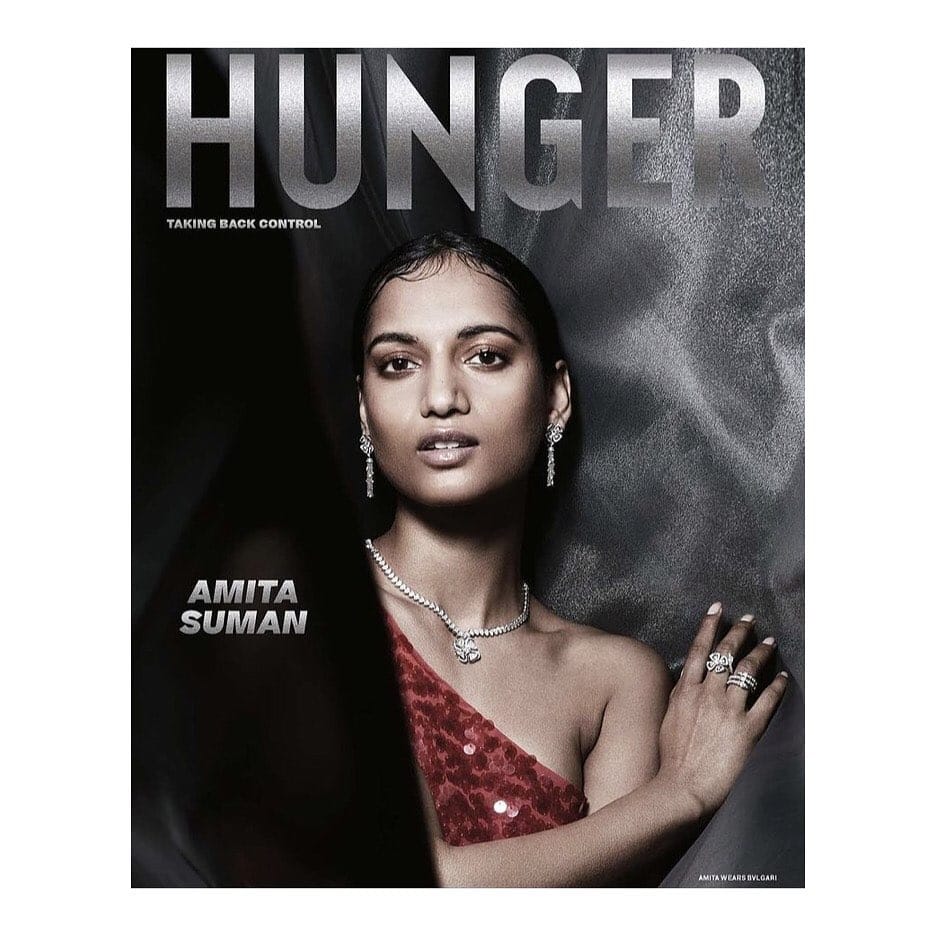 @amitasuman_ for the cover of @hungermagazine 
.
.
 @rankinarchive 
 @annahcstyle 
@marcoantoniolondon 
🏻@jessicathompsonnails 
✍️ @ryancahill7 
.
.