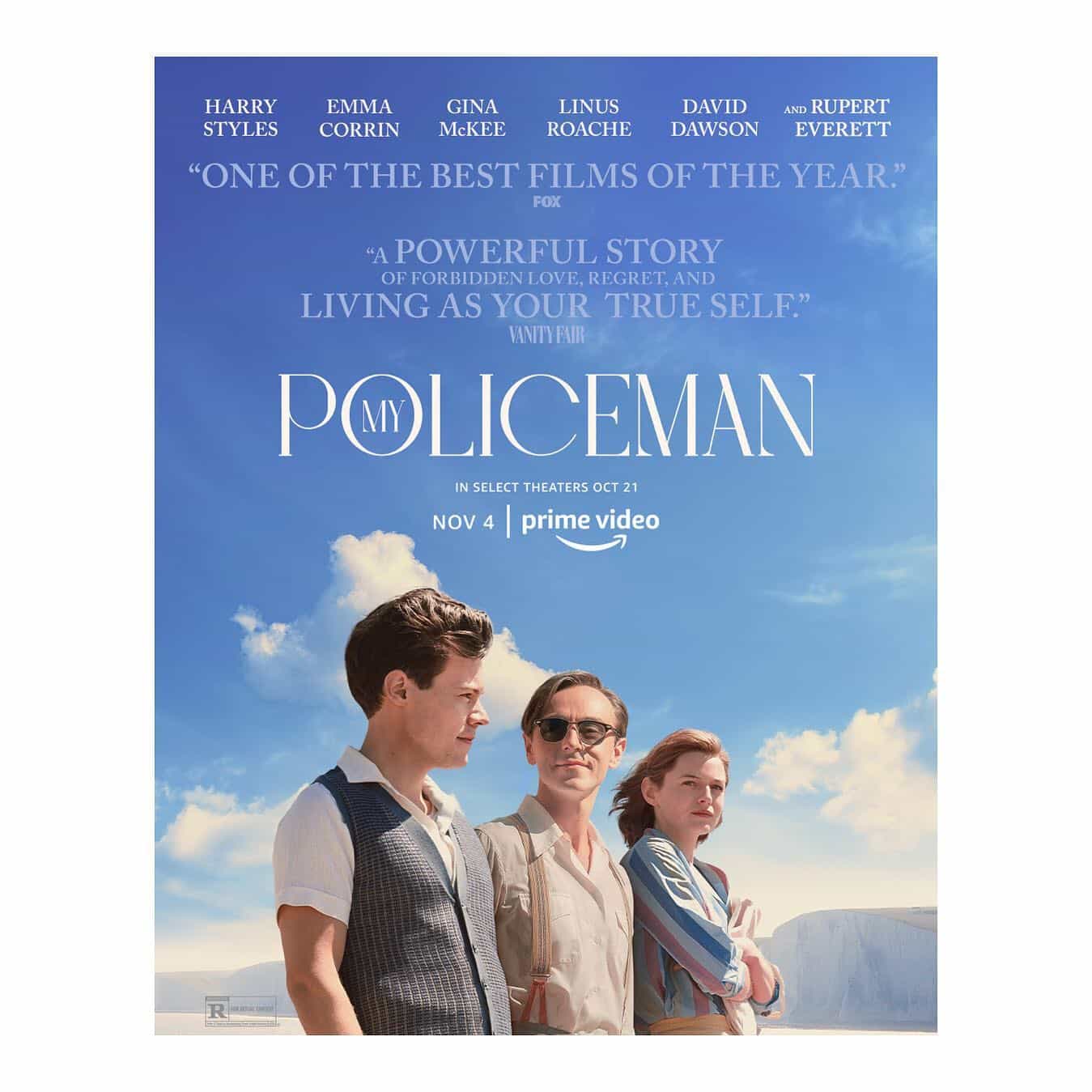 @mrdrdawson and @emmalouisecorrin star in My Policeman, in UK & US theatres 21st October and available globally on @primevideo 4th November 
.
.
.