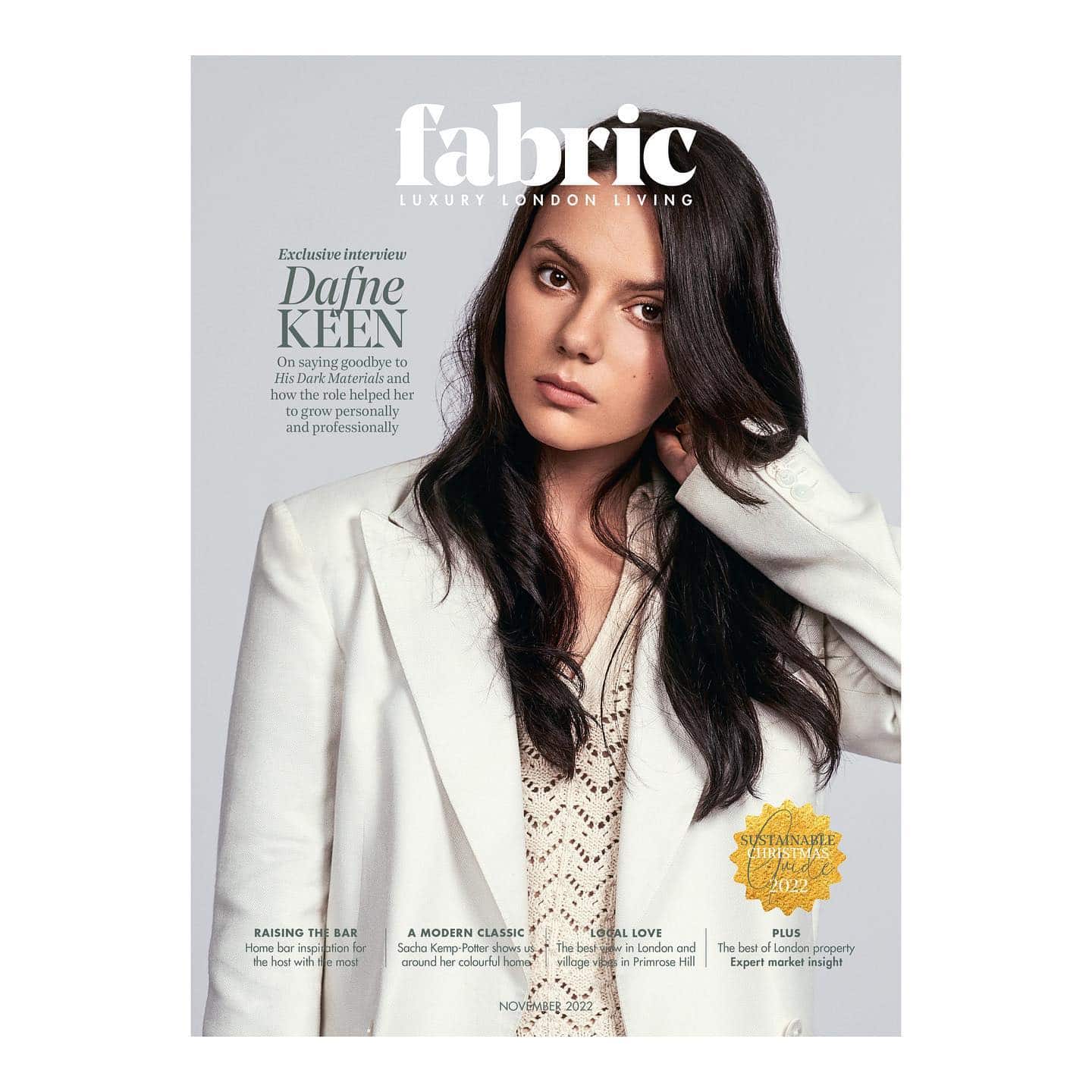 @dafnekeen on the cover of @londonfabricmag discussing her role in His Dark Materials.

The third and final season releases in December on BBC and 5th December on @hbo 
.
.
.
📸 @josephsinclair 
 @emilysusantighe 
‍♀️ @kikichops 
.
.
.