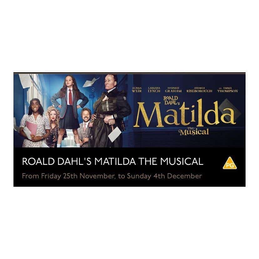 Matilda The Musical  in cinemas now starring @stephengraham1973 

️️️️️ @telegraph