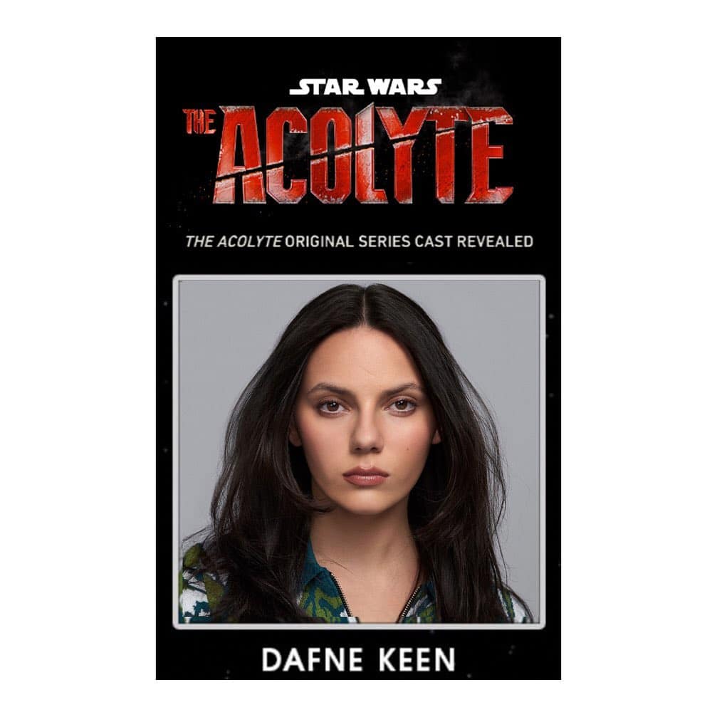 ️ @dafnekeen joins the cast of The Acolyte, a Star Wars mystery-thriller that will take viewers into a galaxy of shadowy secrets and emerging dark-side powers

The Acolyte will stream on Disney+️
.
.
.
📸 @josephsinclair 
.
.
.