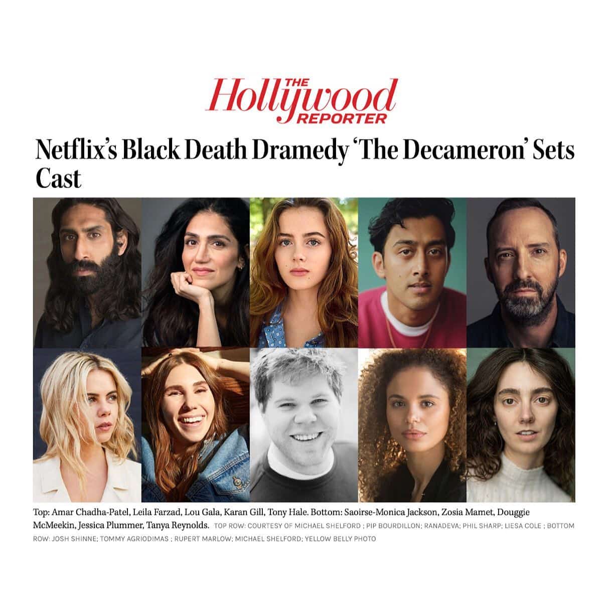 @amarchadhapatel, @jessicakate_plummer  and @tanyaloureynolds have been cast in The Decameron - a Netflix dramedy 
.
.
.