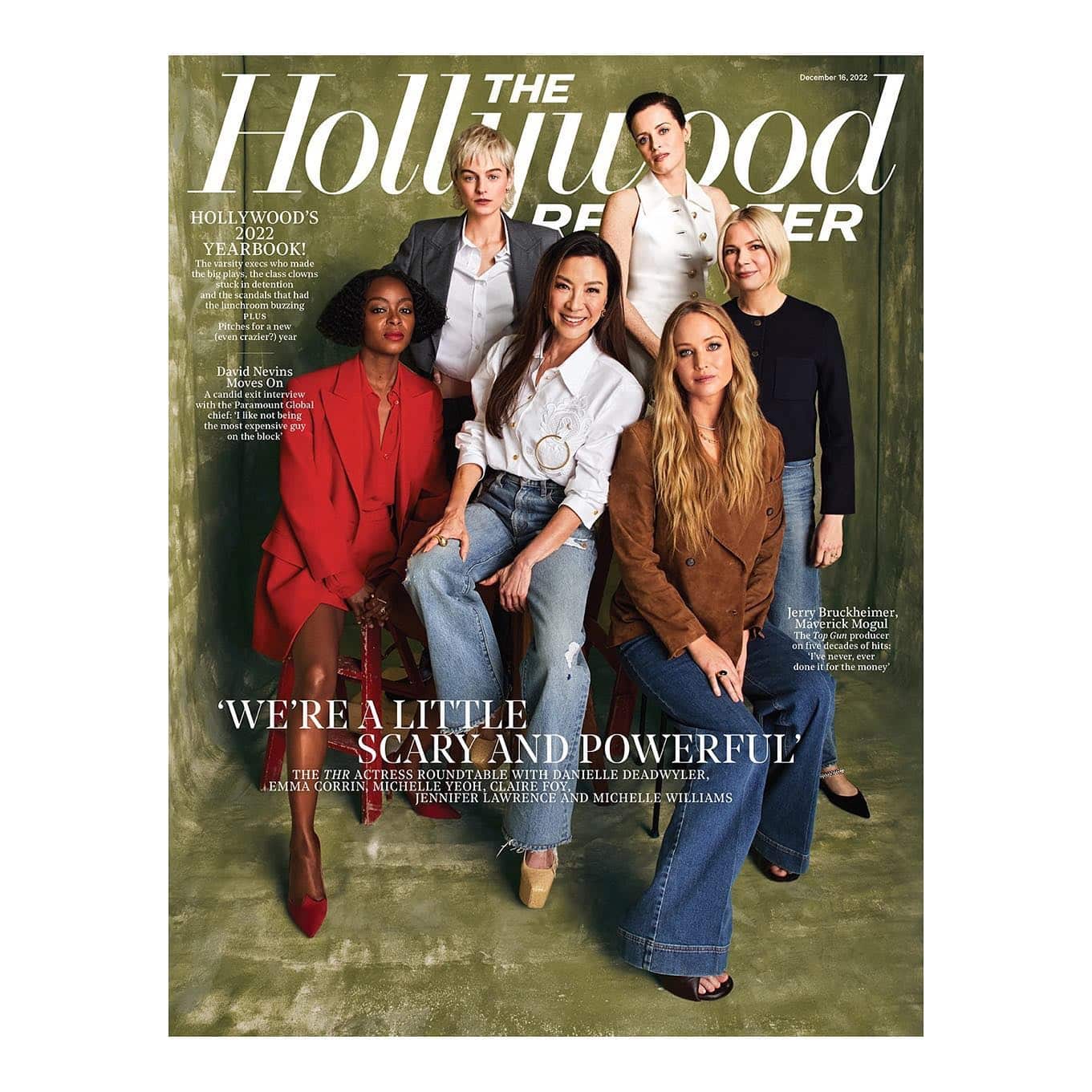 ️ @emmalouisecorrin on the cover of @hollywoodreporter for the Actress Roundtable, discussing Lady Chatterley’s Lover - streaming on @netflix now ️
.
.
.
.
📸 @daniellelevitt 
️ @nikkideroest 
 @harry_lambert @miumiu