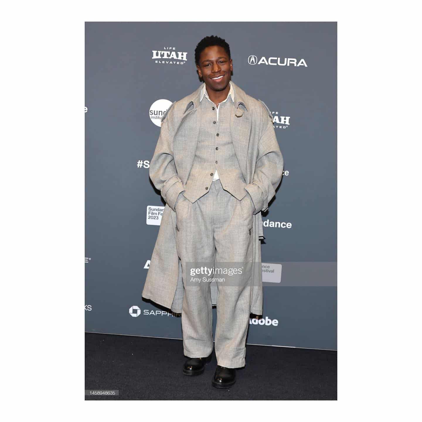 @davidjonsson__ at Sundance for the premiere of Rye Lane 
.
.
.
 @emporioarmani
⏱ @omega 
 @gettyimages 
.
.
.