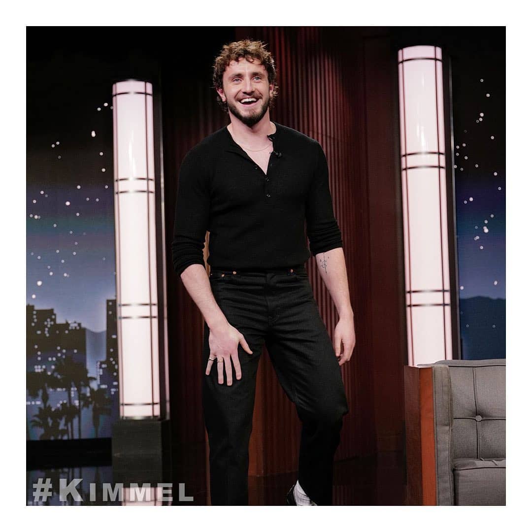 on @JimmyKimmelLive tonight discussing @aoustrangers out on 22nd December in the US and 26th January in the UK 
.
.
Styling @felicitykay 
Grooming @knightjosh 
.
@JimmyKimmel