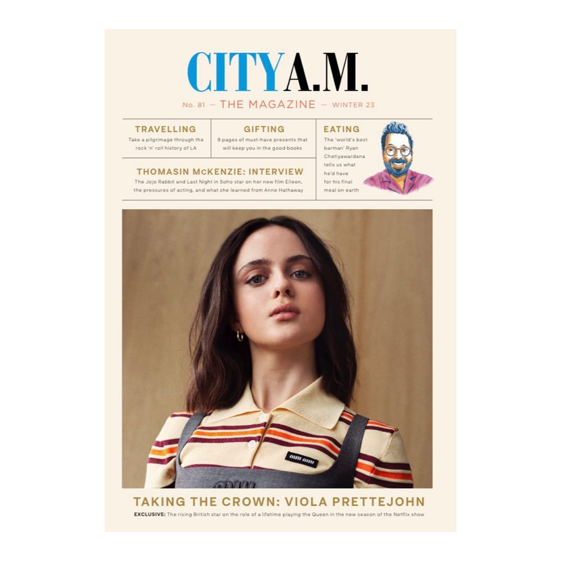 ️ @violamjprettejohn covers @city_am magazine, talking about all things @thecrownnetflix ️

.
.
.

Viola wears @miumiu 
Styling: @styledbysrh 
📸 @davidreissphotography 
️ @alexisdayhmu 
.
.
.