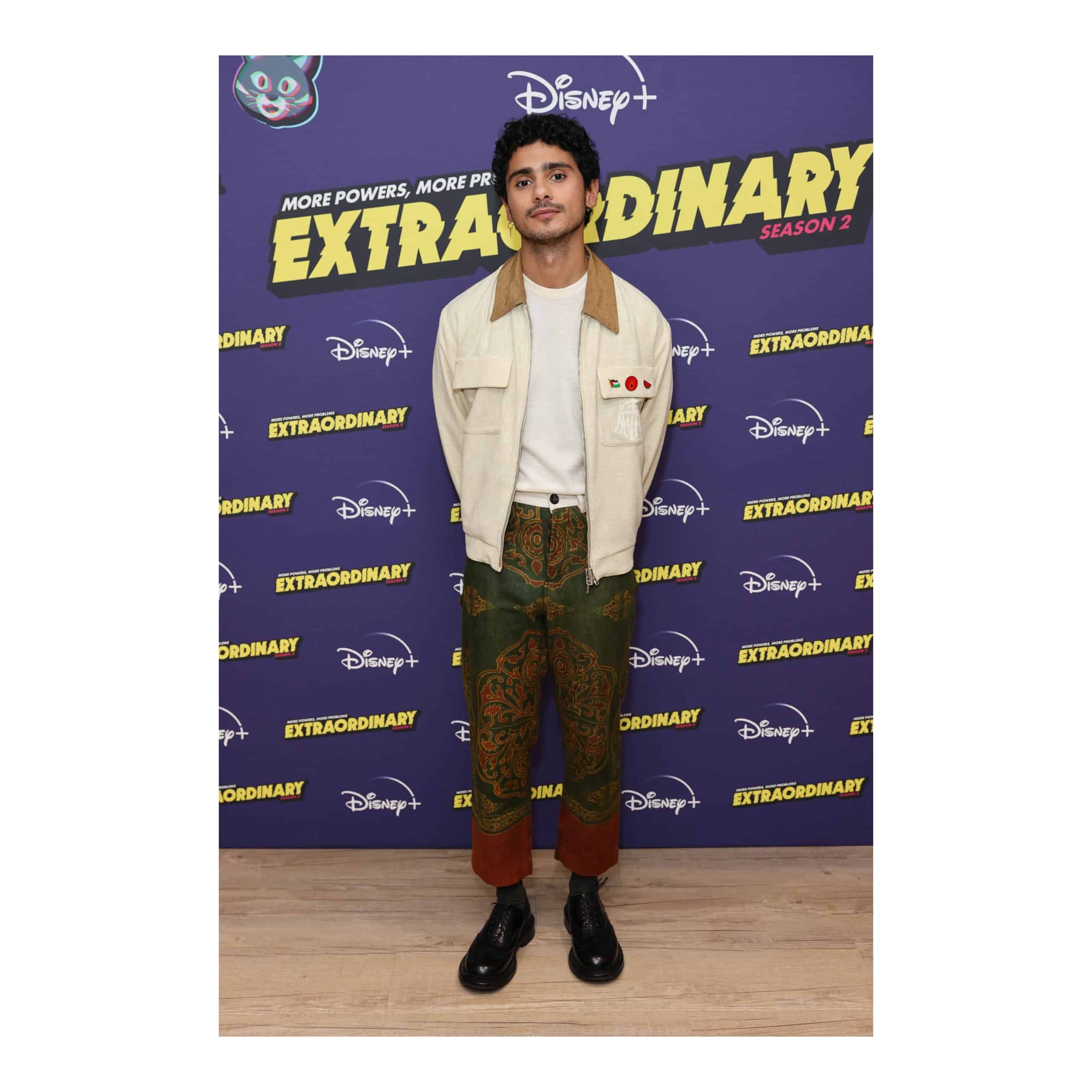 @BilalHasna_ attends the screening for Season 2 of Extraordinary, streaming now on @disneyplusuk and @hulu 
•
•
•
 @tillywheating 
️ @stefan_jemeel
•
•
•