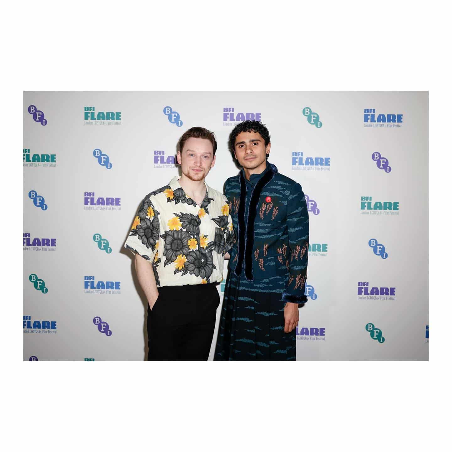 @bilalhasna_ and @louisgreatorex at the Opening Night Gala Screening of ‘Layla’ at BFI Flare 
•
•
•