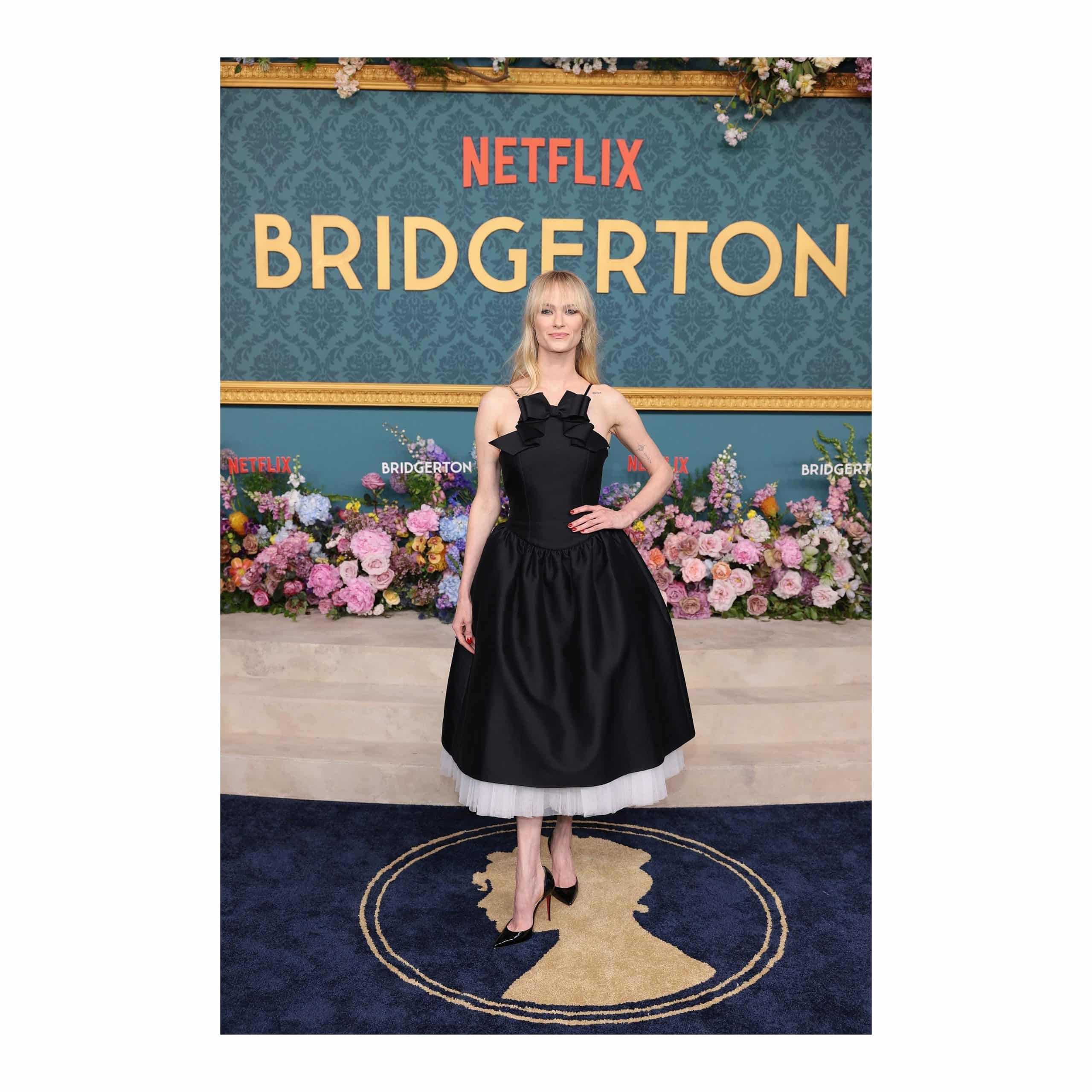 🦋 @jess_mads attends the @bridgertonnetflix premiere in NYC. Bridgerton Season 3 Part 1 is streaming on @Netflix from 16 May, with Part 2 out of 13 June🦋
.
.
.
📸 Netflix 
 @jennedykennedy 
 misha212 
️ @anthonycampbellhair 
.
.
.